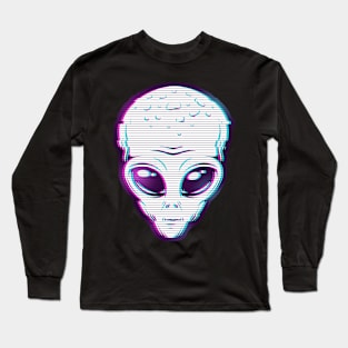 Alien Glitch Long Sleeve T-Shirt